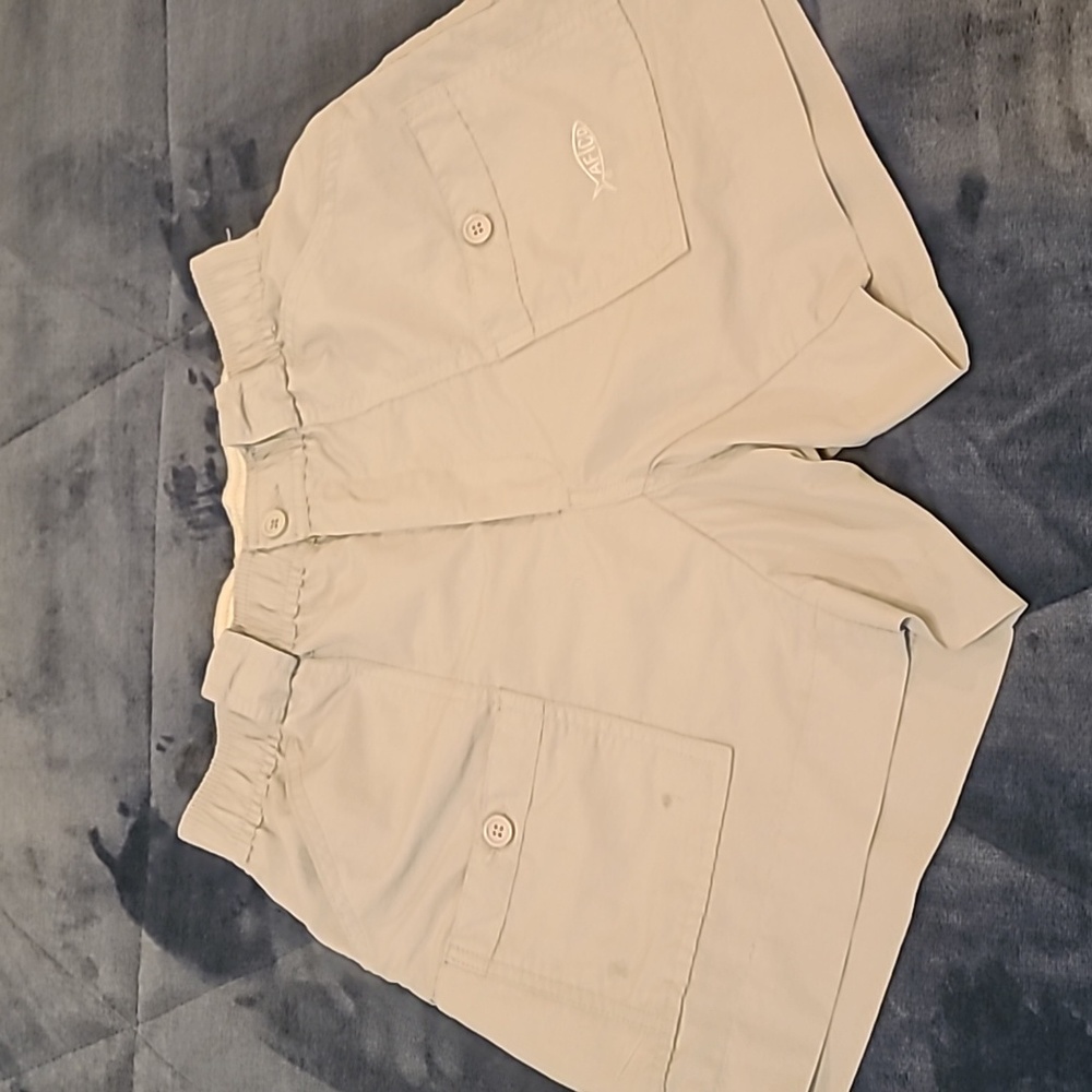 AFTCO light gray shorts, waist size 28, shorter length
